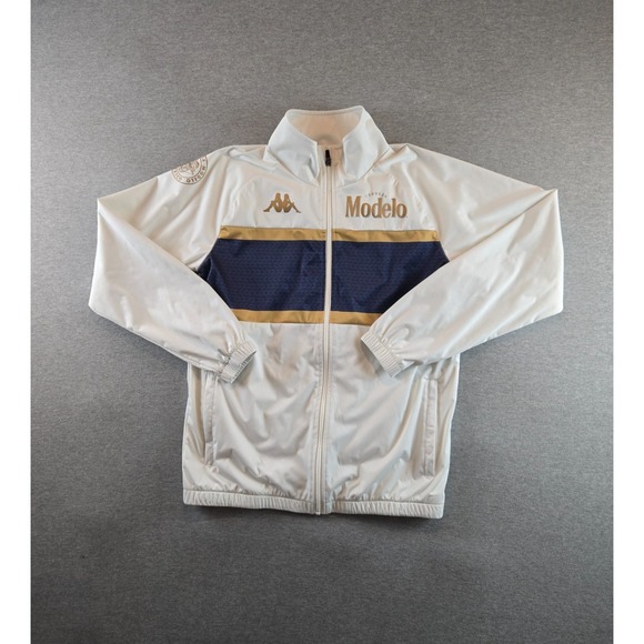 KAPPA x Modelo Jacket Mens Small White Arapi Soccer Windbreaker